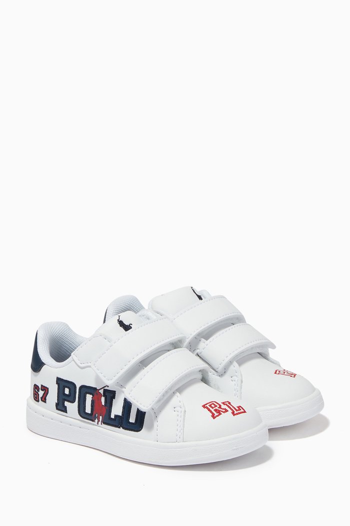 

Heritage Low-top Sneakers in Faux Leather, White