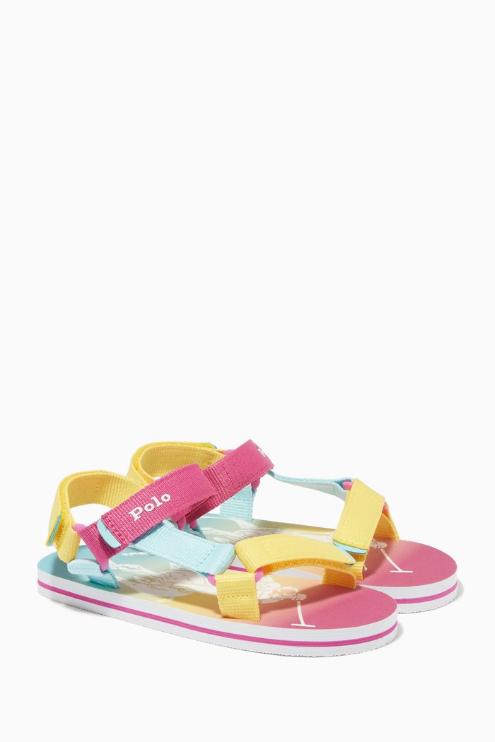 

Newhaven Sandals in Nylon & Rubber, Multicolour