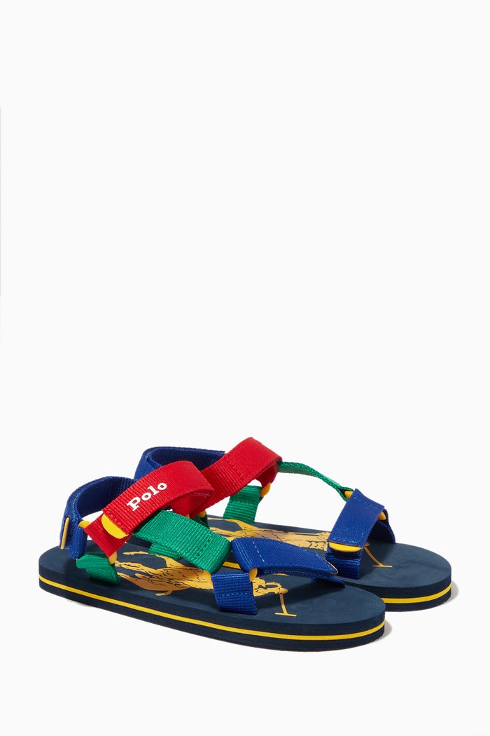 

Newhaven Sandals in Nylon & Rubber, Multicolour