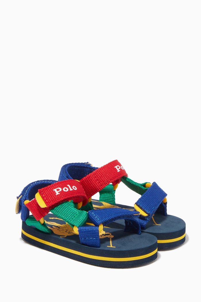 

Newhaven Sandals in Nylon & Rubber, Multicolour
