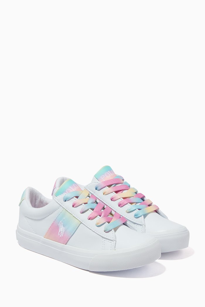 Sayer Sneakers in Faux Leather, White