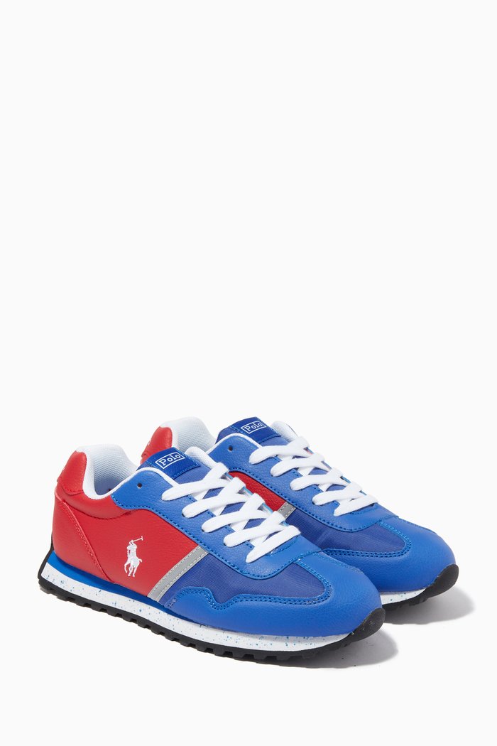 

Weymouth EZ Sneakers in Textile & Faux Leather, Multicolour