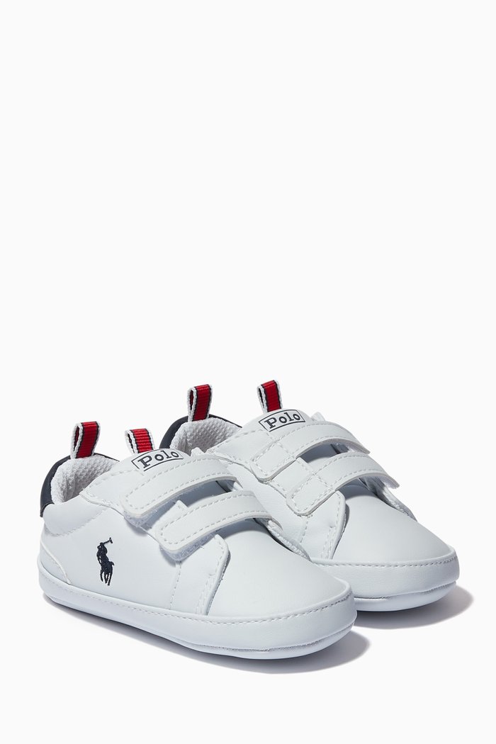 

Heritage Court Sneakers in Faux Leather, White