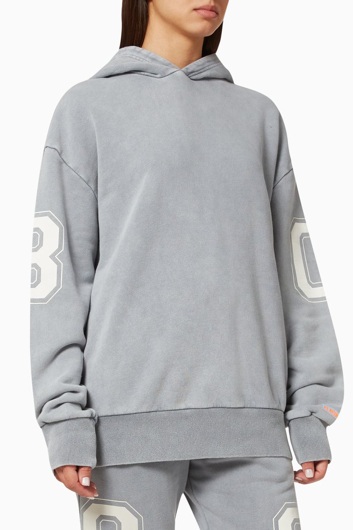 

Solar Hoodie in Fleece, Silver