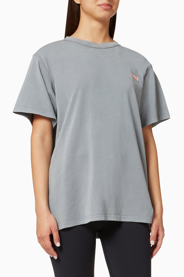 

Solar T-shirt in Cotton Jersey, Silver