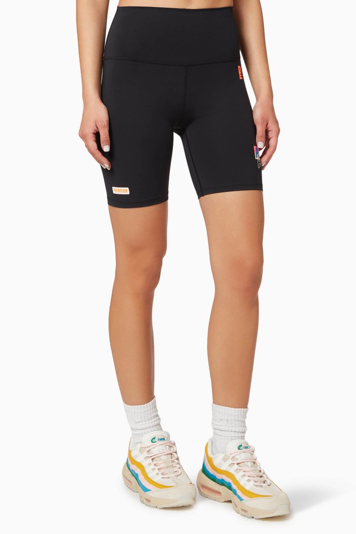 

Tiebreak Shorts in Recycled Nylon, Black