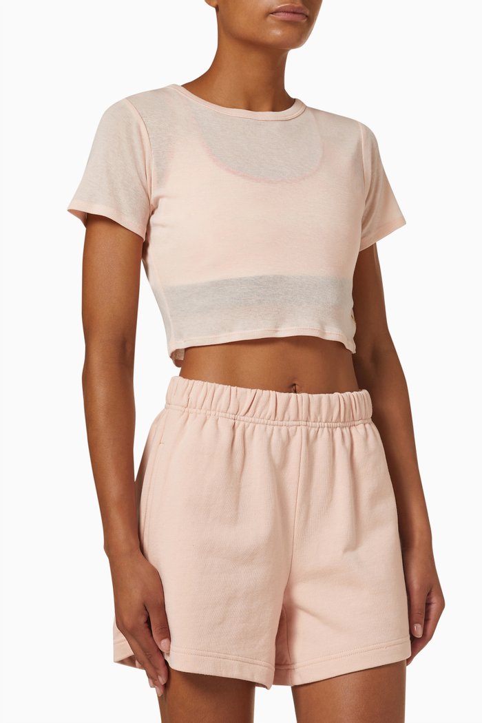 

Universal Cropped T-Shirt, Pink