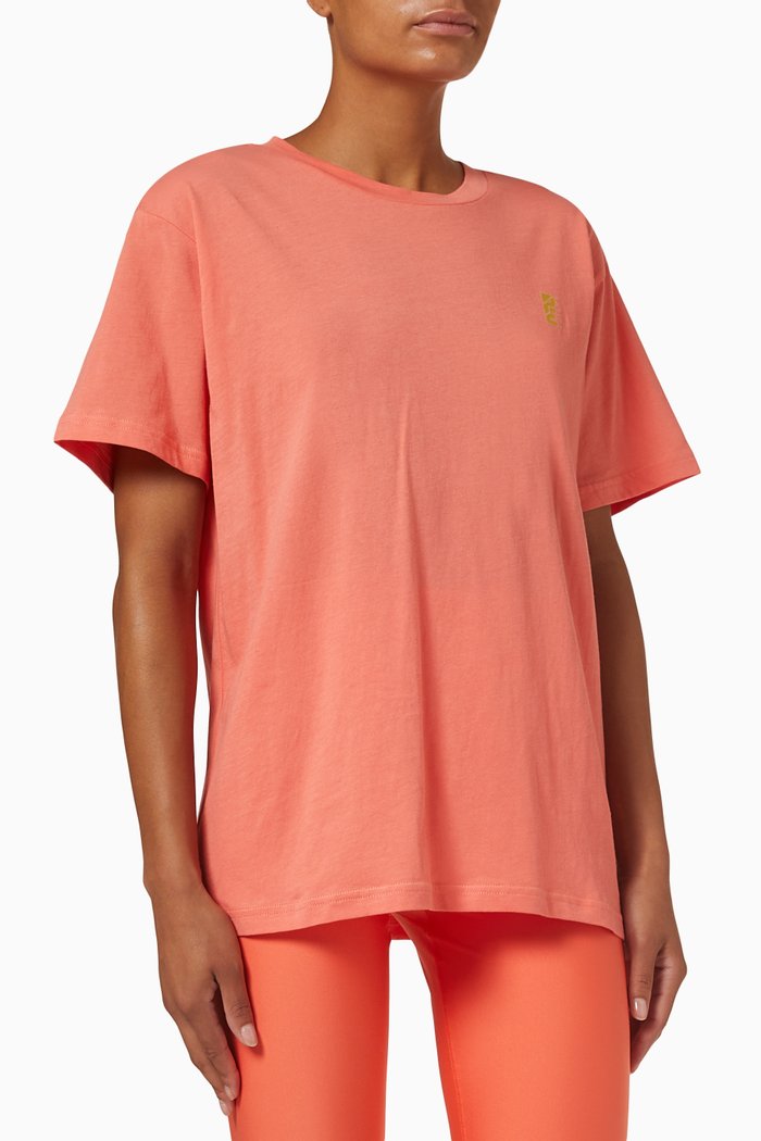 All Around T-Shirt in Organic Cotton, Orange