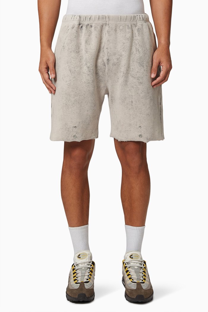 

Snap Front Shorts in Fleece, Multicolour