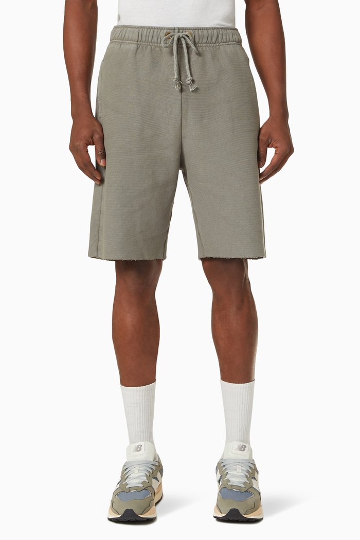 

Bermuda Shorts in Cotton Jersey, Grey