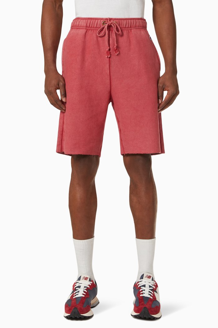 

Bermuda Shorts in Cotton Jersey, Red