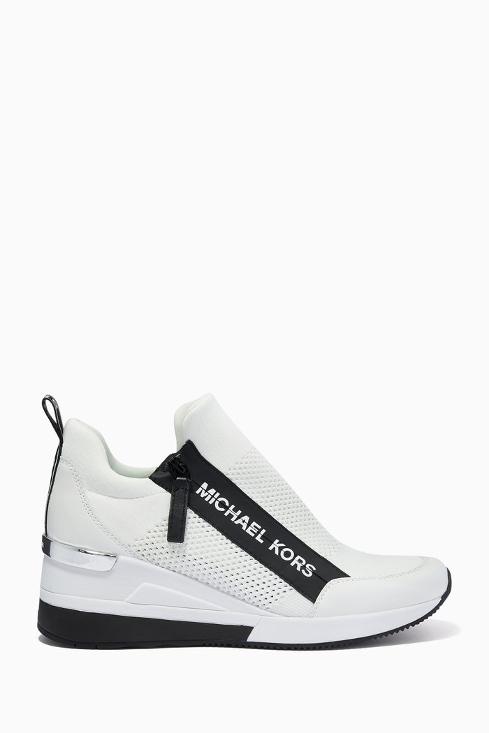 

Willis Wedge Sneakers, White