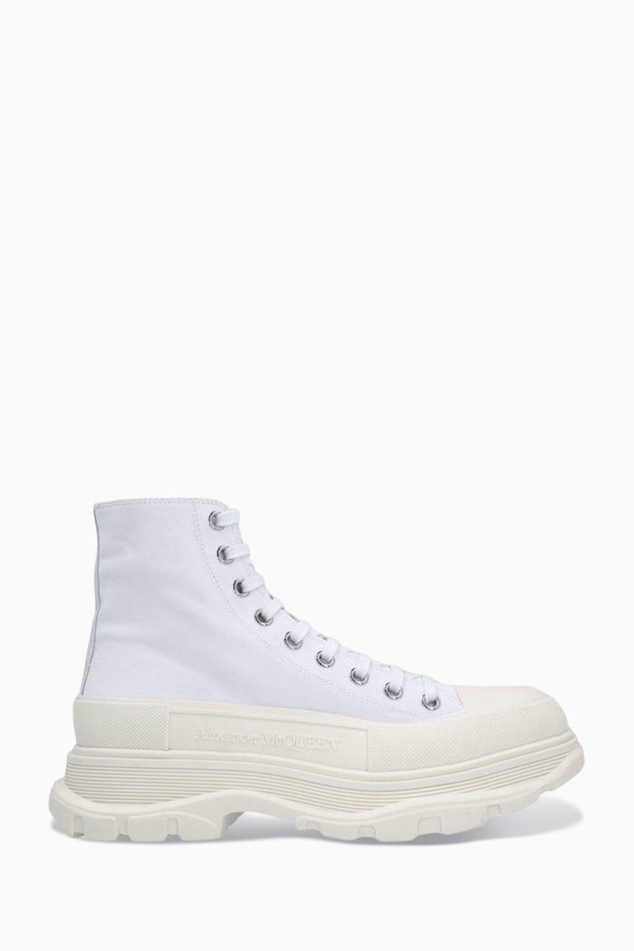 

Tread Slick Boots in Canvas, White