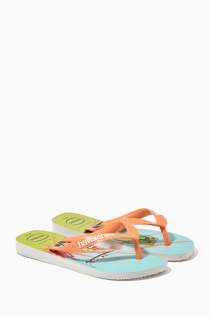 

Minecraft Flip Flops in Rubber, Multicolour