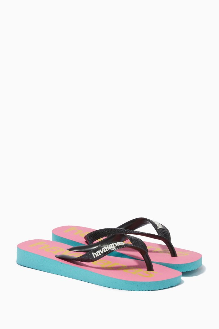 

Logomania 2 Flip Flops, Multicolour