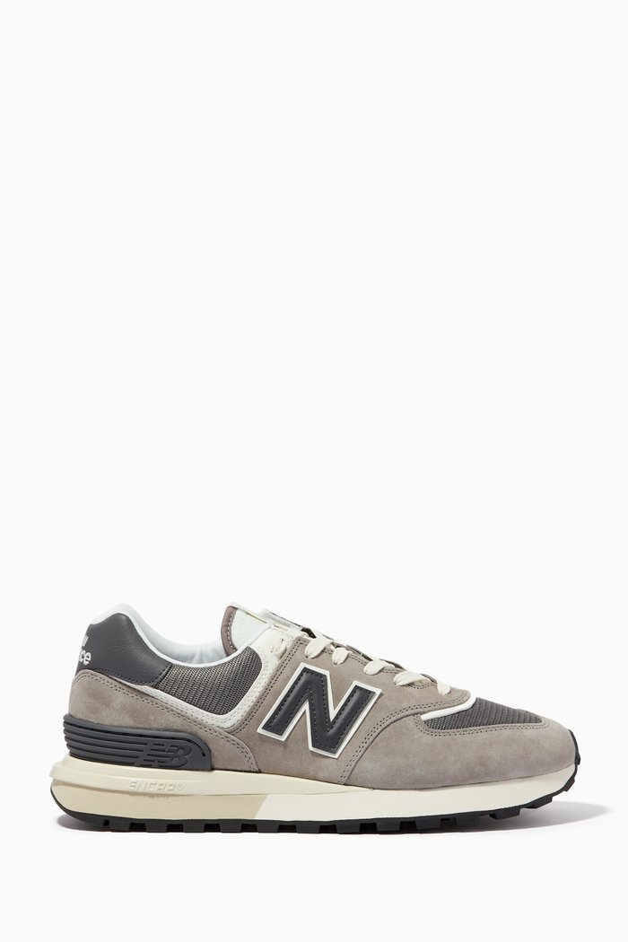 

U574 Sneakers in Nylon & Mesh, Grey