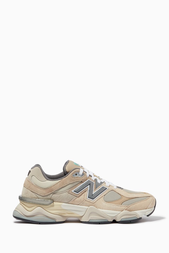 

9060 Sneakers in Mesh & Nubuck, Neutral