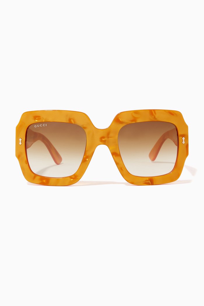 

Square Sunglasses in Acetate, Brown