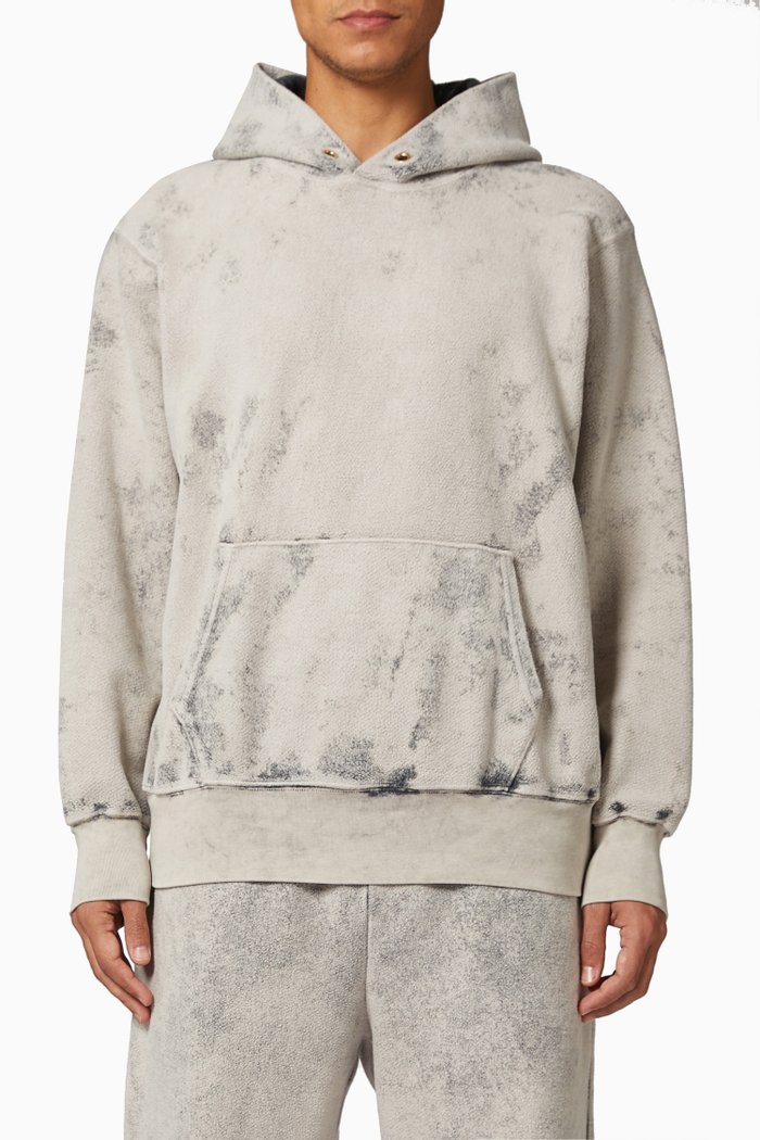 

Cropped Hoodie in Fleece, Multicolour