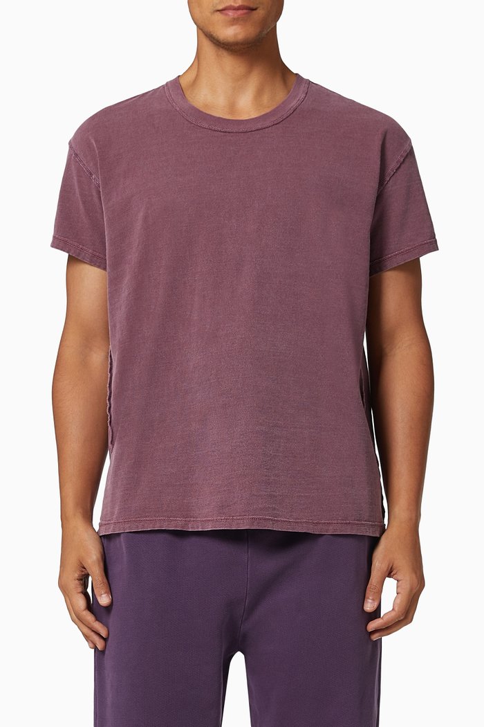 

Inside Out T-Shirt in Cotton Jersey, Purple
