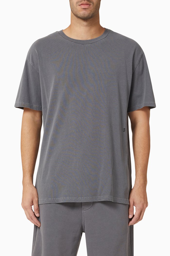 

4 x 4 Biggie T-shirt in Cotton, Grey