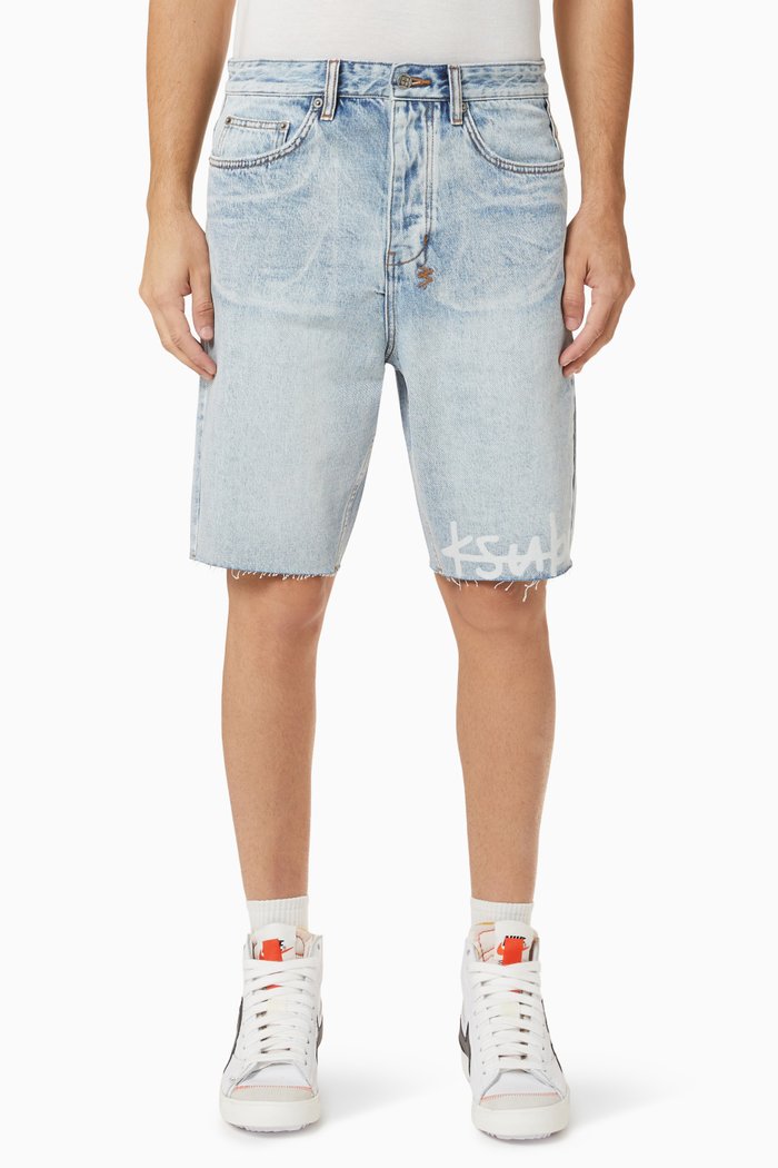 Wolf Short 1999 City High in Denim, Blue