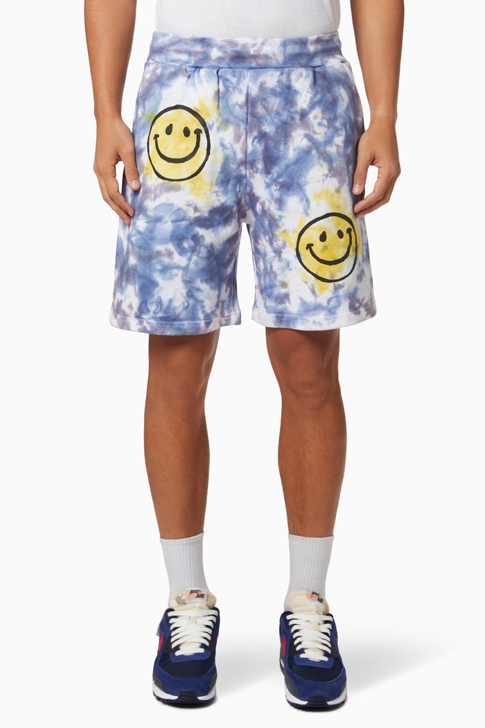 

Smiley Sun Dye Sweatshorts, Multicolour