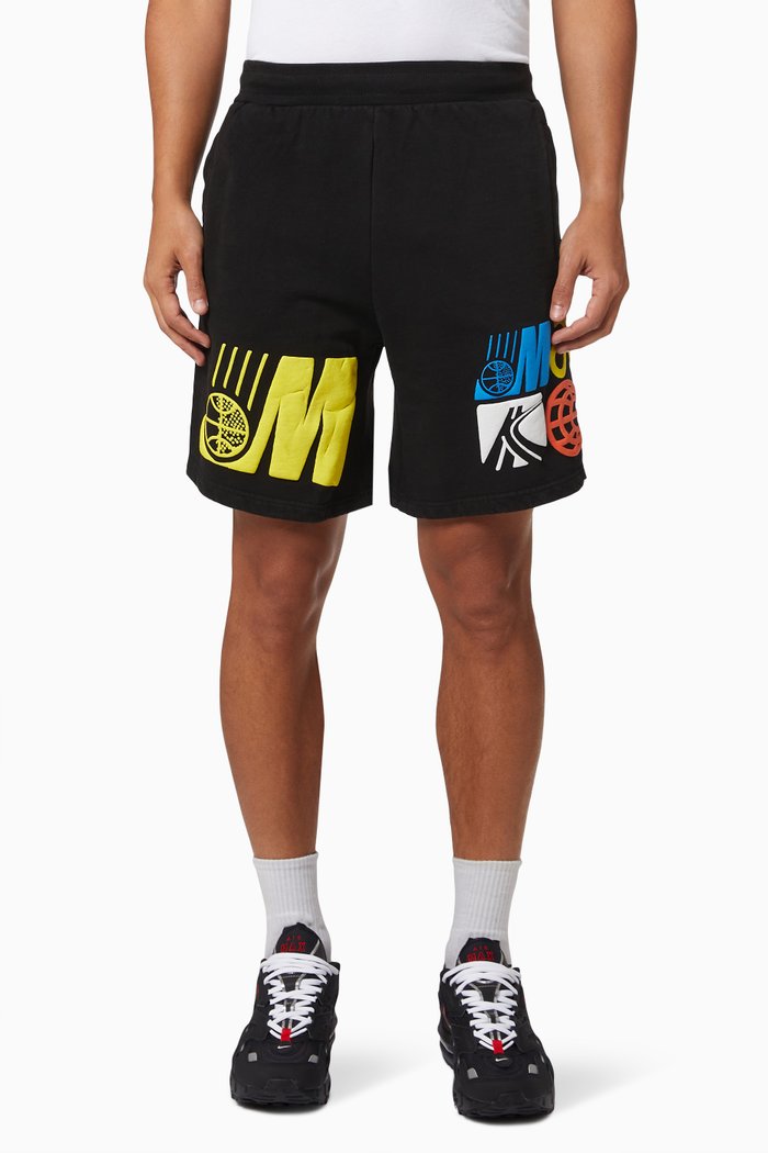 

Air Puff Sweatshorts in Cotton, Black