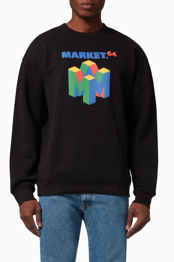 

M64 Crewneck Sweatshirt, Black