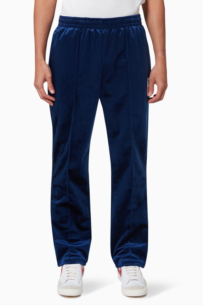 

Velour Track Pants, Blue