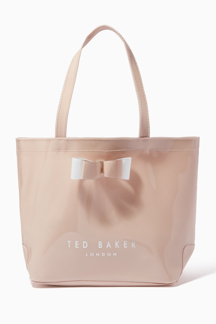 

Small Icon Bag with Bow in PVC, Pink