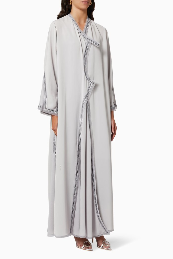 

Long Sleeve Abaya, Grey