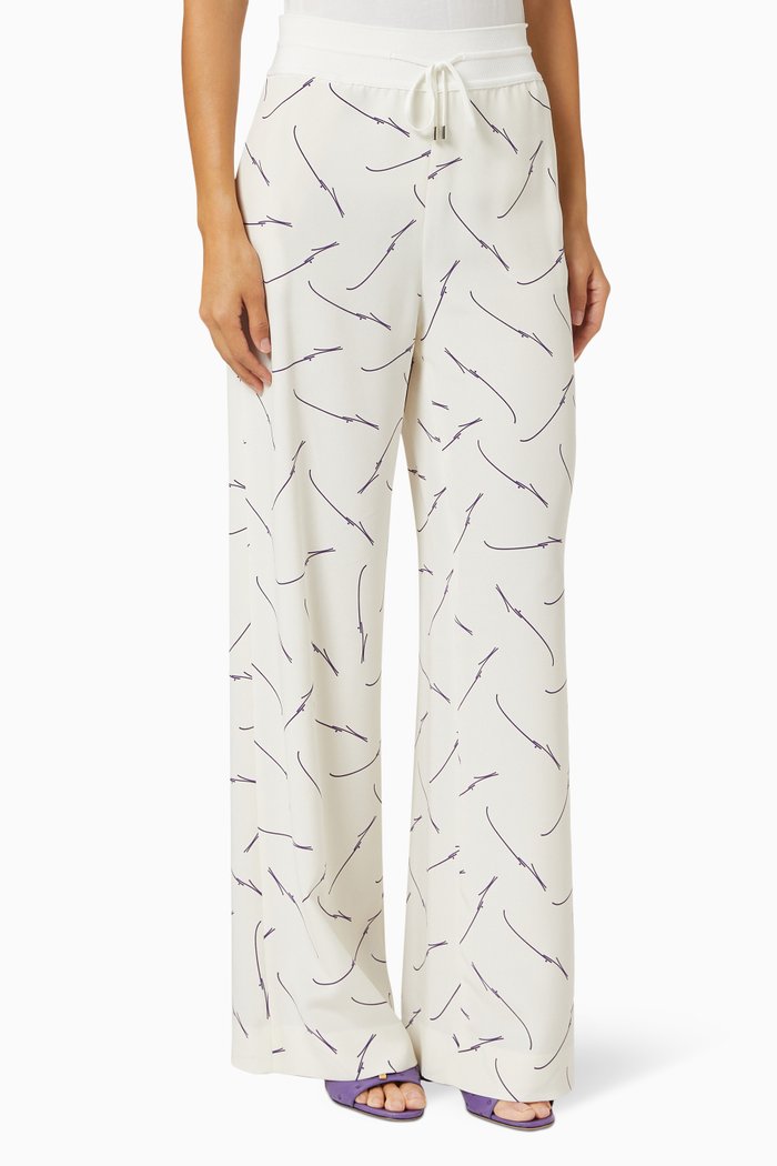 

Kevan Pants in Silk Cady, White