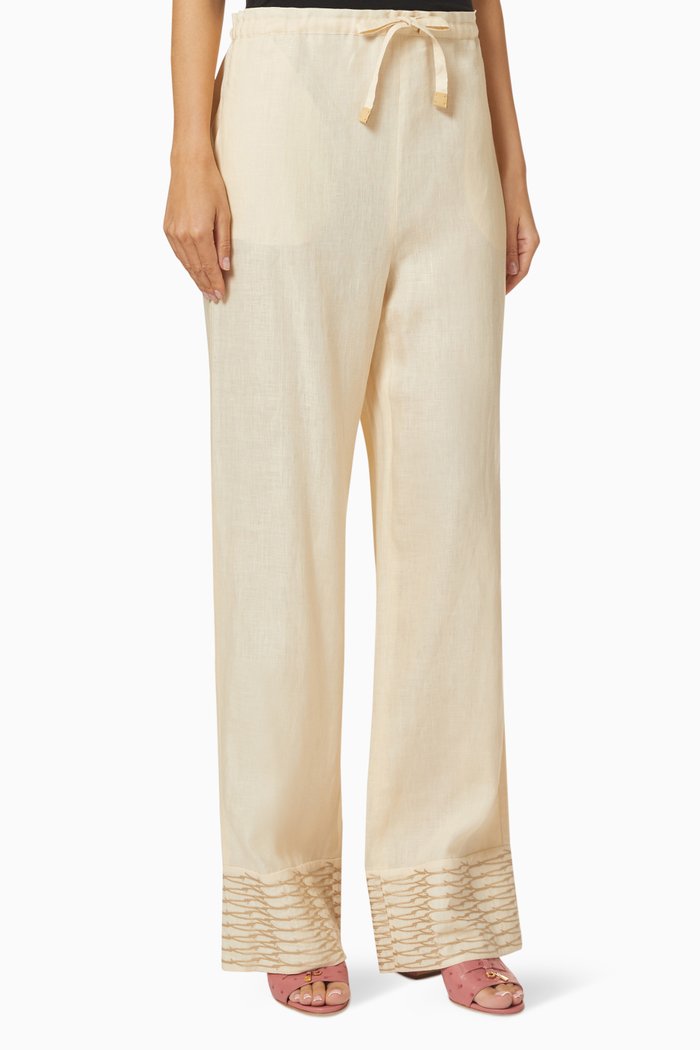 

Chadwick Pants in Linen Canvas, Neutral