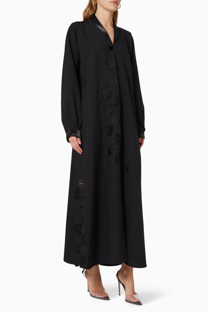 Long Sleeve Abaya, Black