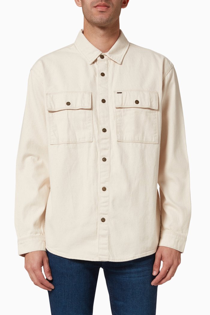 

Overshirt in Twill, Neutral