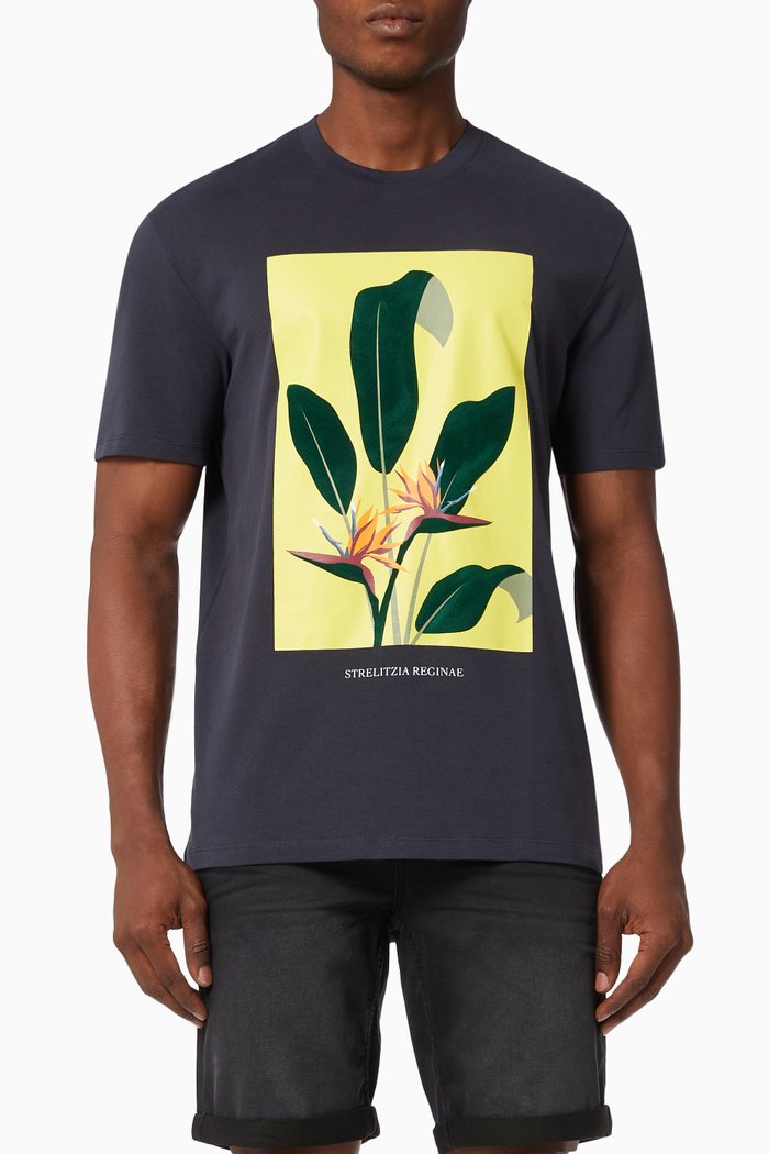 

Onsinigo T-shirt in Cotton Jersey, Blue