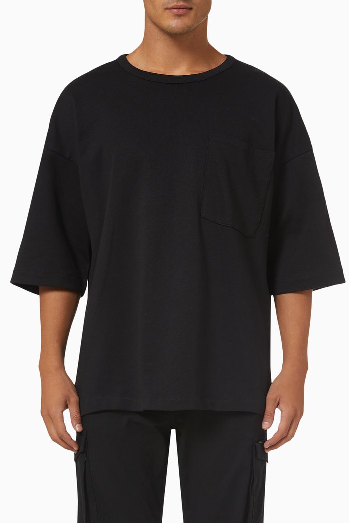 

Onslee Relaxed T-shirt in Cotton Jersey, Black