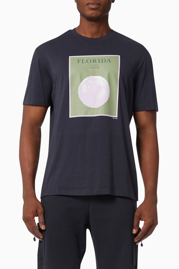 Onsike T-shirt in Cotton Jersey, Blue