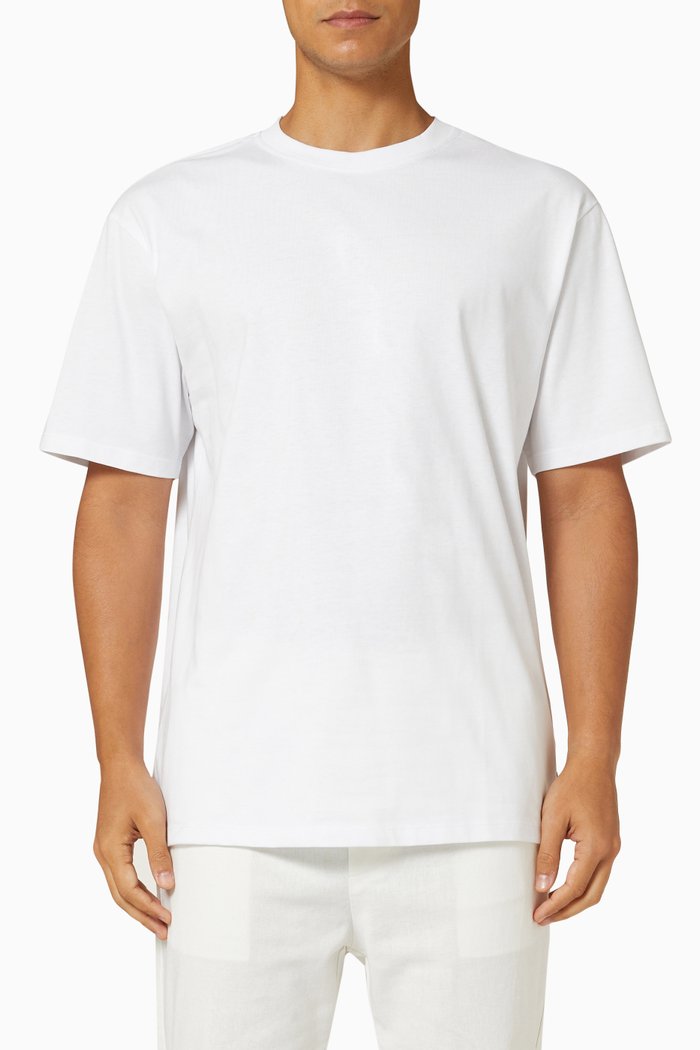 

Loose Fitted T-Shirt in Cotton, White