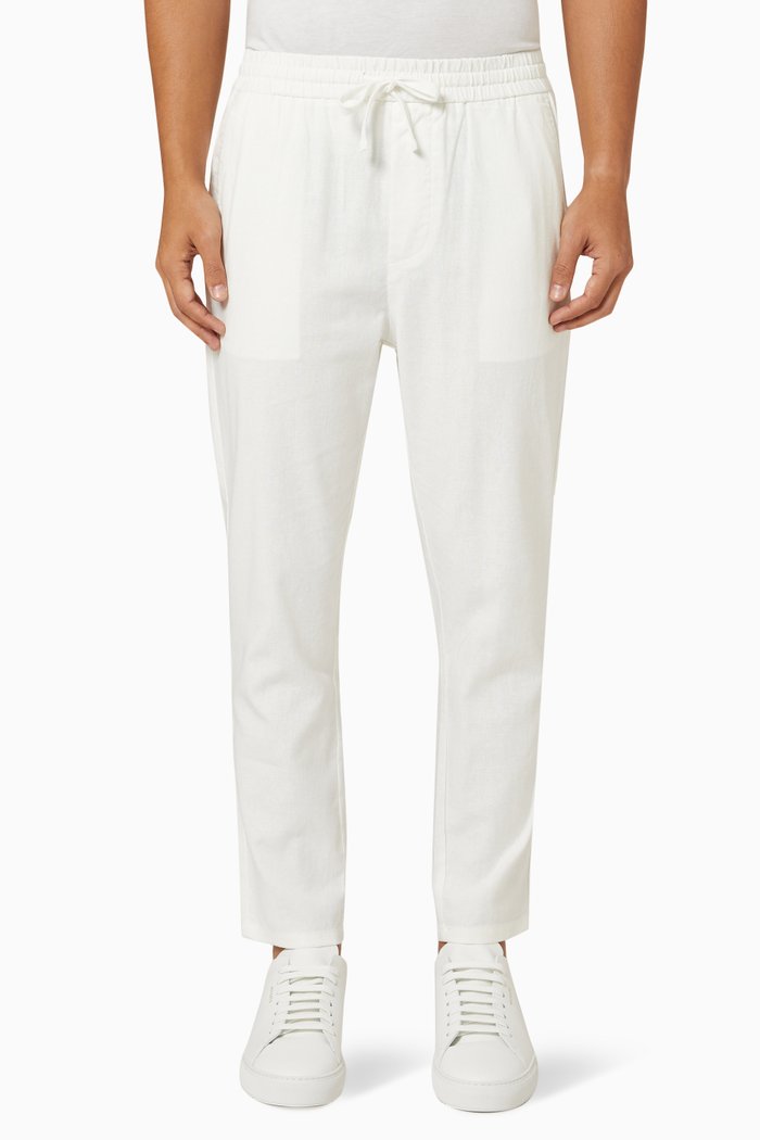 

Pants in Cotton Blend, White