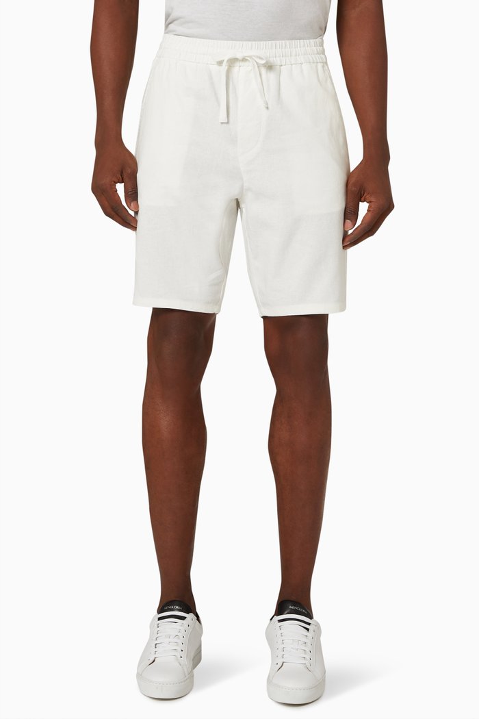 

Shorts in Cotton & Linen, White