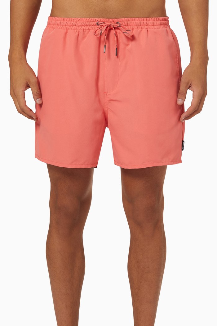 

Onsted Swim Shorts in Nylon, Red