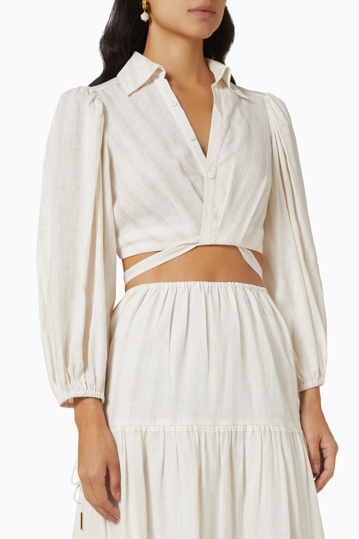 

Jordan Top in Linen, Neutral