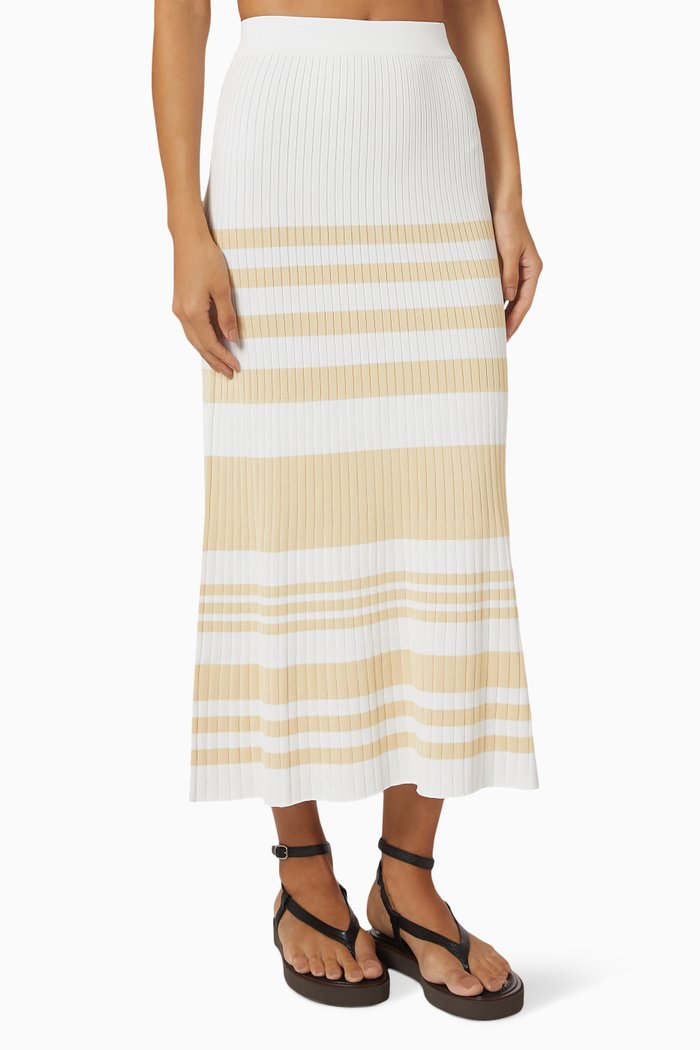 

Sage Skirt in Viscose Knit, Neutral