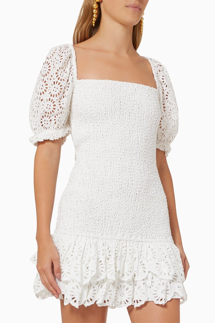

Elsa Dress in Cotton, Neutral