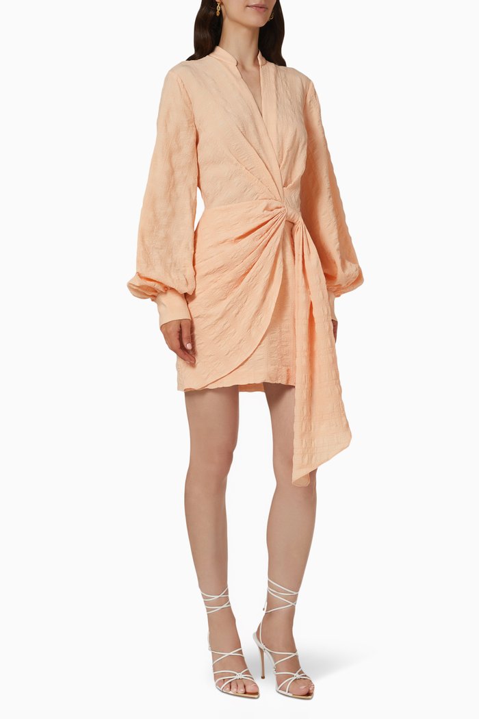 

Harper Wrap Dress, Orange
