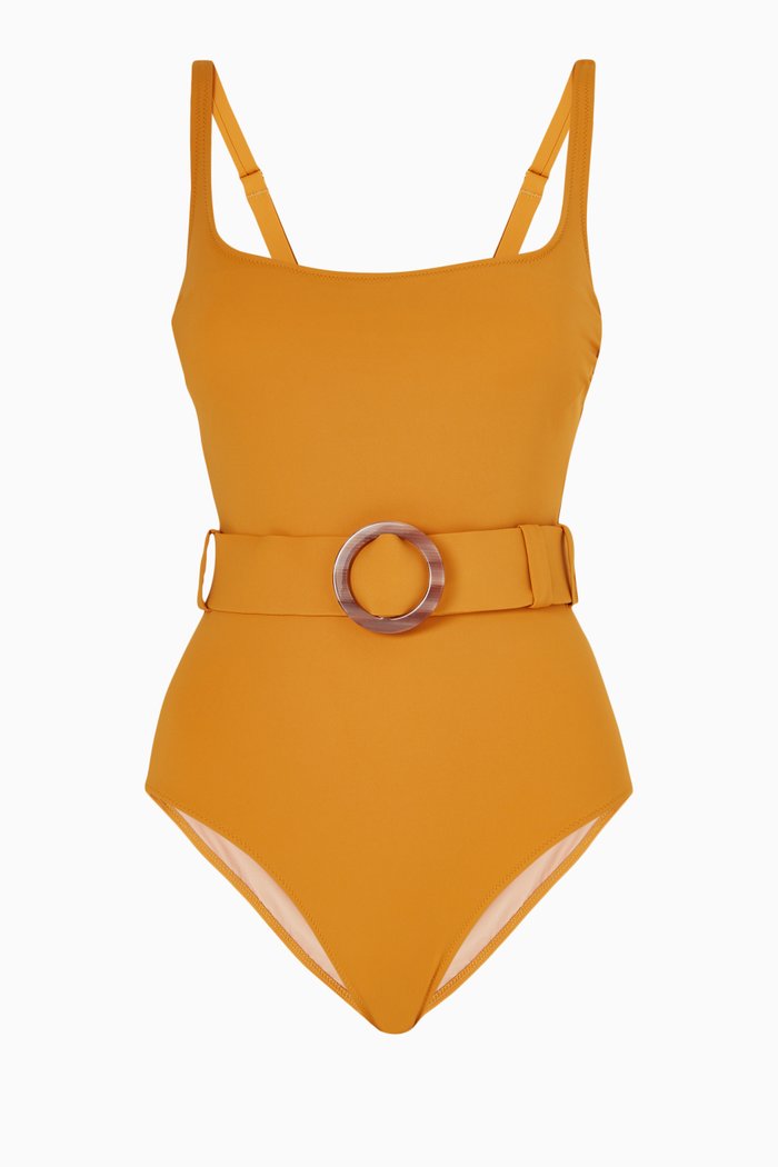 Cassandra One-Piece Swimsuit, Yellow