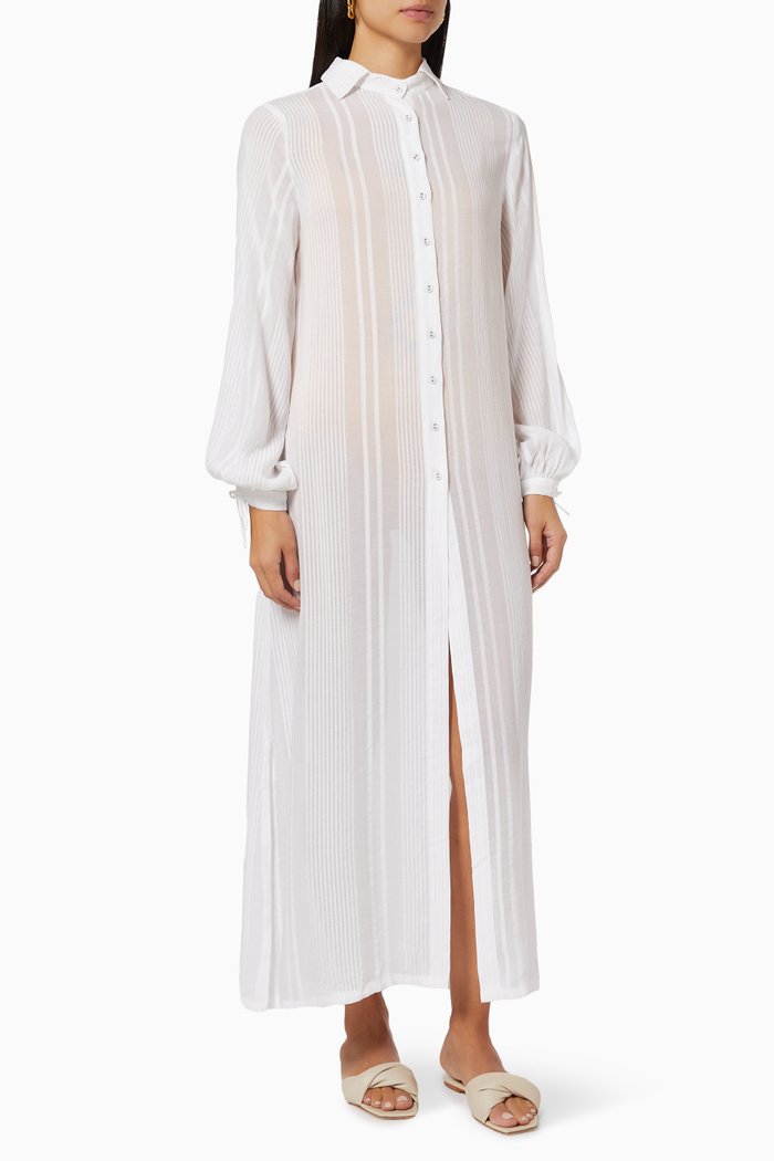 

Leia Dress in Sustainable Lyocell, White