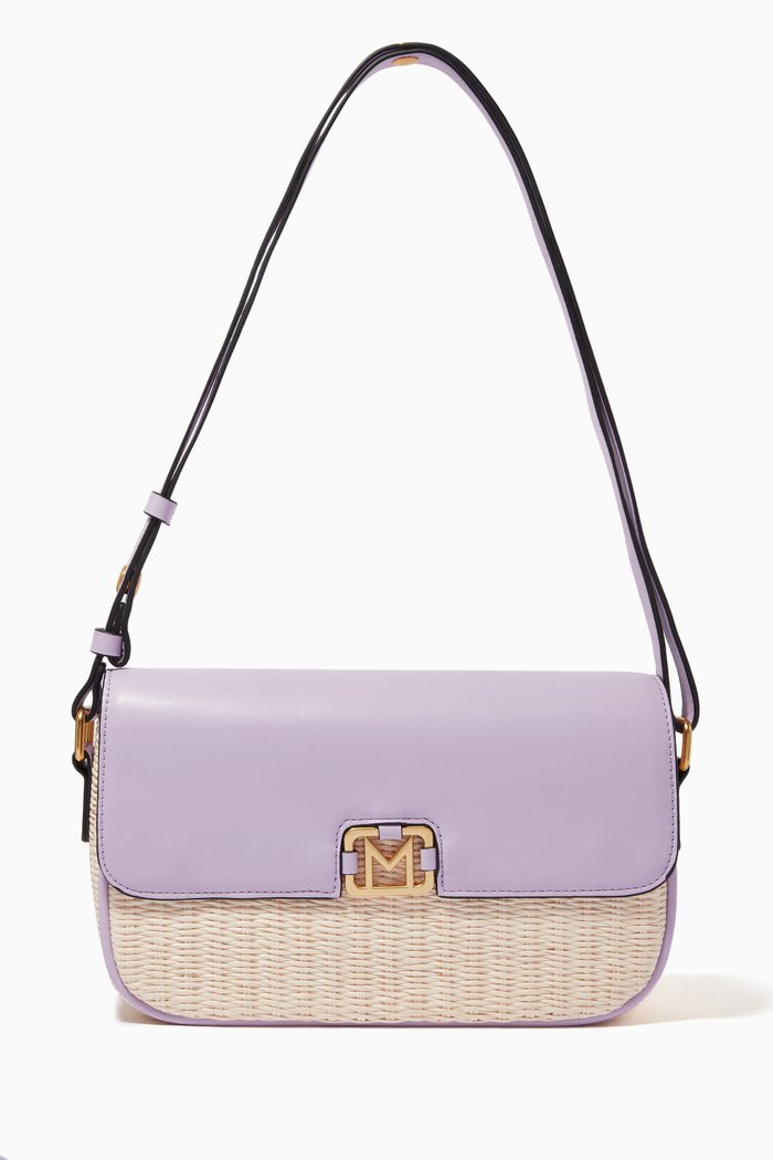 

Two Tone Shoulder Bag, Purple